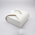 جعبه کلوچه سفید سبک با دسته بسته بندی مواد غذایی