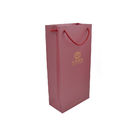 کیسه های خرید کاغذی سفارشی قرمز کرافت کوچک قابل بازیافت با دسته
