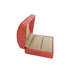 جعبه های هدیه کوچک صورتی سخت کارتونی جعبه های هدیه لوکس دستبند قابل حمل بسته بندی جواهرات شخصی