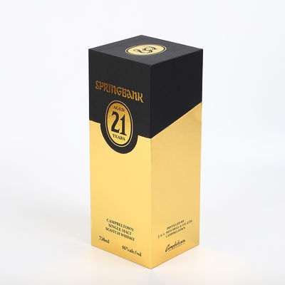 خرید بسته شدن مغناطیسی مقوایی جعبه گیفت بطری شراب مشروب online manufacture