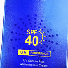 جعبه های بسته بندی لوازم آرایشی و بهداشتی Sunblock بسته بندی کرم صورت محافظ موج دار پایان UV