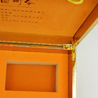 جعبه های جواهرات چوبی لوکس MDF 230 گرم بسته بهداشتی دستگیره سفارشی