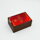 جعبه بسته بندی روغن ضروری Premium Rigid Essential CMYK درب کشویی 128 گرم با بند Grosgrain