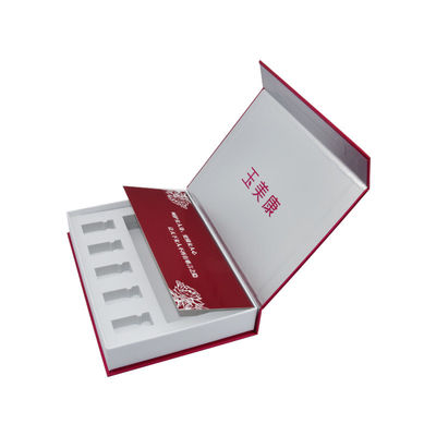 خرید جعبه هدیه مغناطیسی سفت و محکم بسته شدن فلپ با برش درج معکوس UV EVA online manufacture