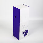 جعبه هدیه مغناطیسی سفت و سخت EVA Inlay جعبه شراب با فلپ تاشو خاکستری