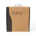 جعبه پستی موجدار 3B برای بسته بندی شامپاین ویسکی شراب ودکا