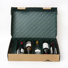 جعبه گیفت بطری شراب مقوایی سفت و محکم جعبه بسته بندی نگهدارنده ویسکی جین گردن