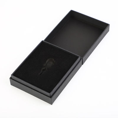 جعبه های هدیه سوغات کاغذ Rigid Greyboard مشکی مات EVA خاتم 30 میلی متر
